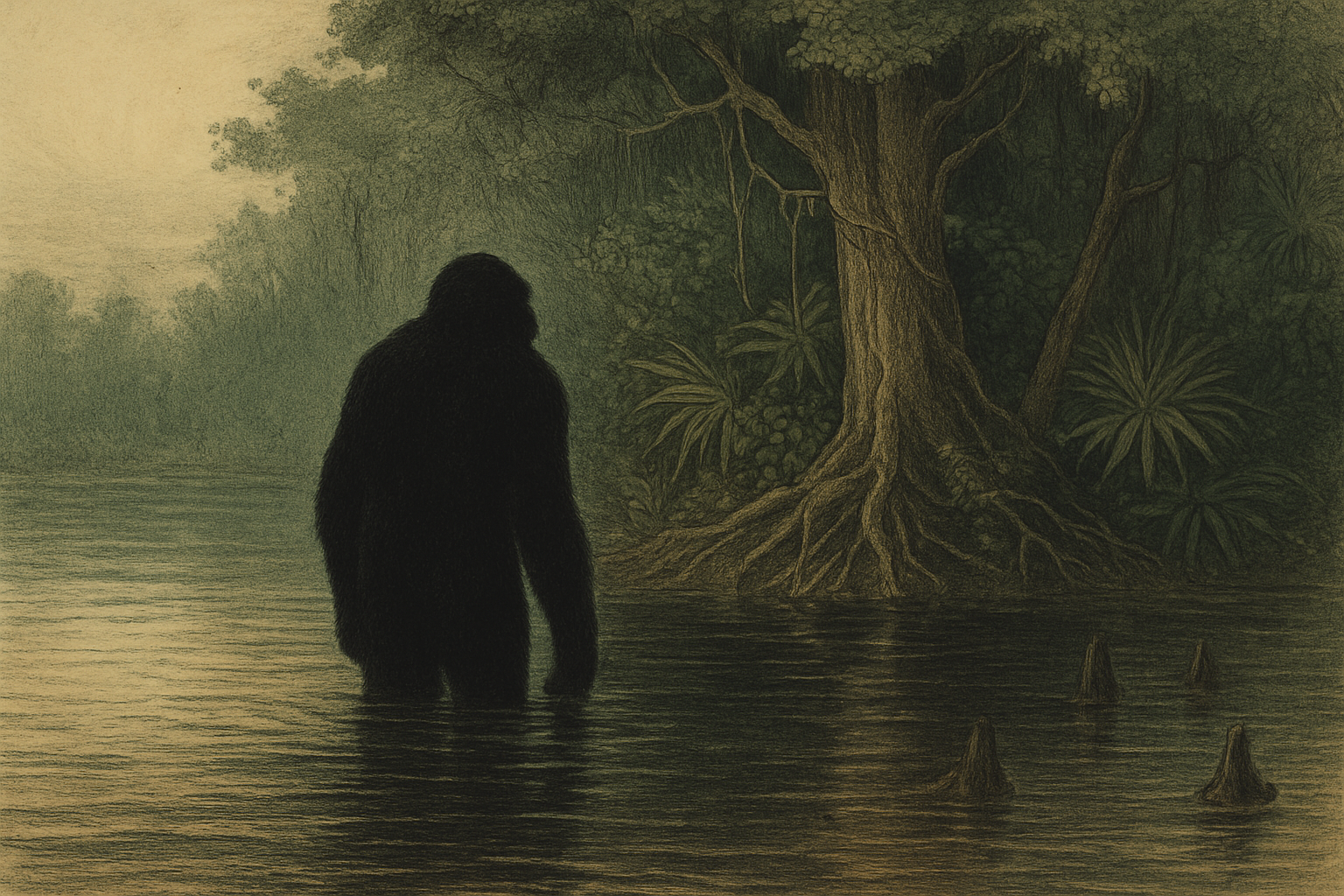 The Skunk Ape of the Florida Everglades
